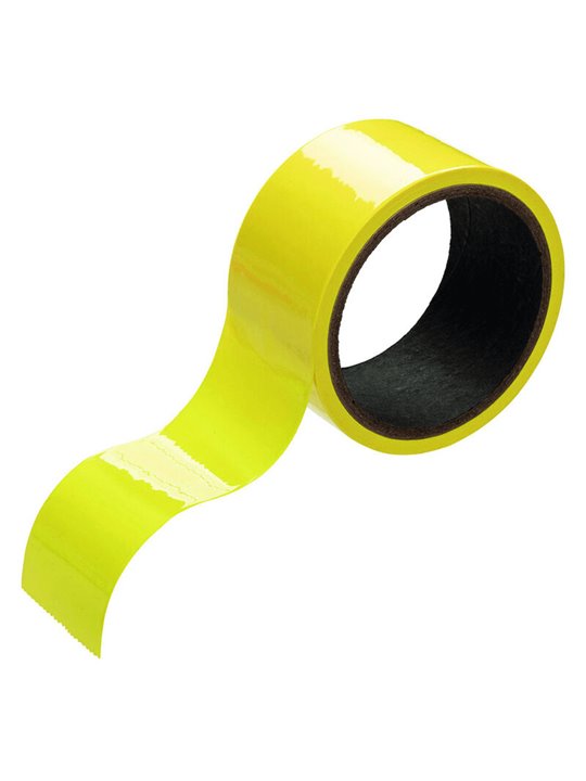 California Exotics Bondage Tap - Nastro per Bondage Giallo 18 Mt