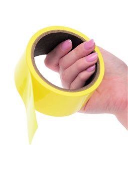 California Exotics Bondage Tap - Nastro per Bondage Giallo 18 Mt