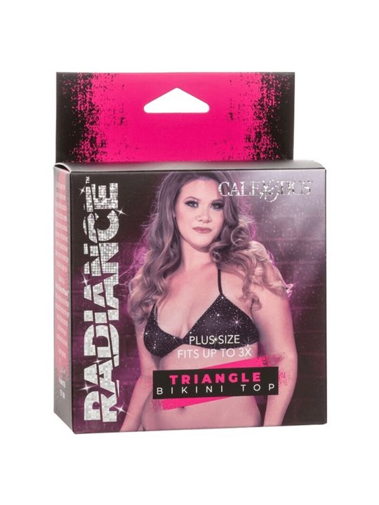 Radiance - Top Bikini con Dettagli in Strass Taglia Plus