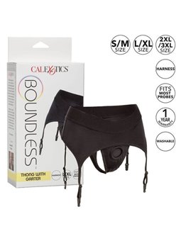 California Exotics - Boundless Thong with Garter S/M