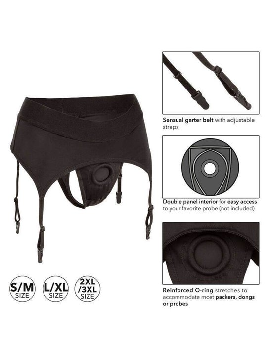 California Exotics - Boundless Thong with Garter S/M