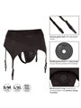 CalExotics - Imbracatura Strap-On a Perizoma con Reggicalze - Taglia S/M