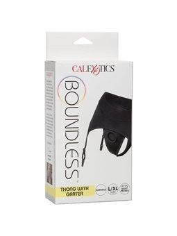 California Exotics - Boundless Thong with Garter S/M