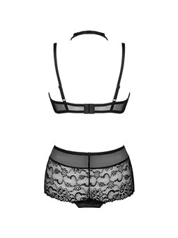 Livco Corsetti Fashion - Linera for The Senses Collection Bra + Panty Black