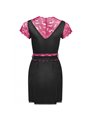Livco Corsetti Fashion - Kumiko LC 90428 Dressing Gown + Panty Black L/XL
