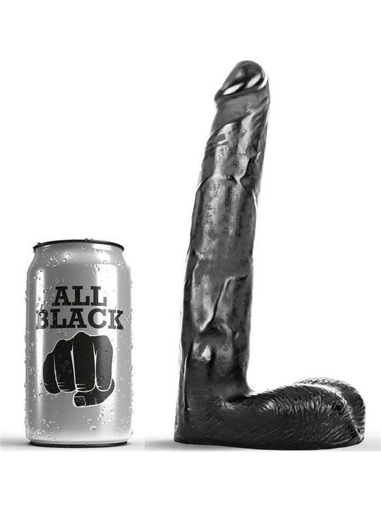 All Black - Dildo Realistic 21 CM