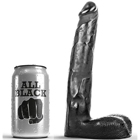 All Black - Dildo Realistic 21 CM