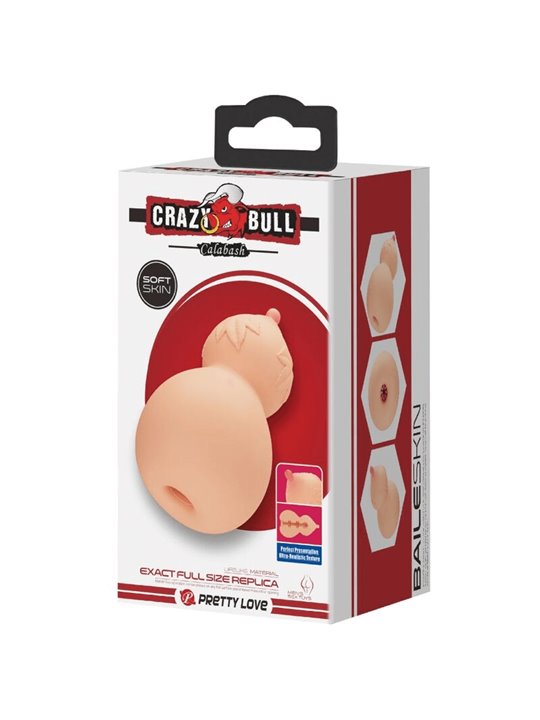 Crazy Bull Calabash - Mastubatore Uomo Realistico a Forma di Seno