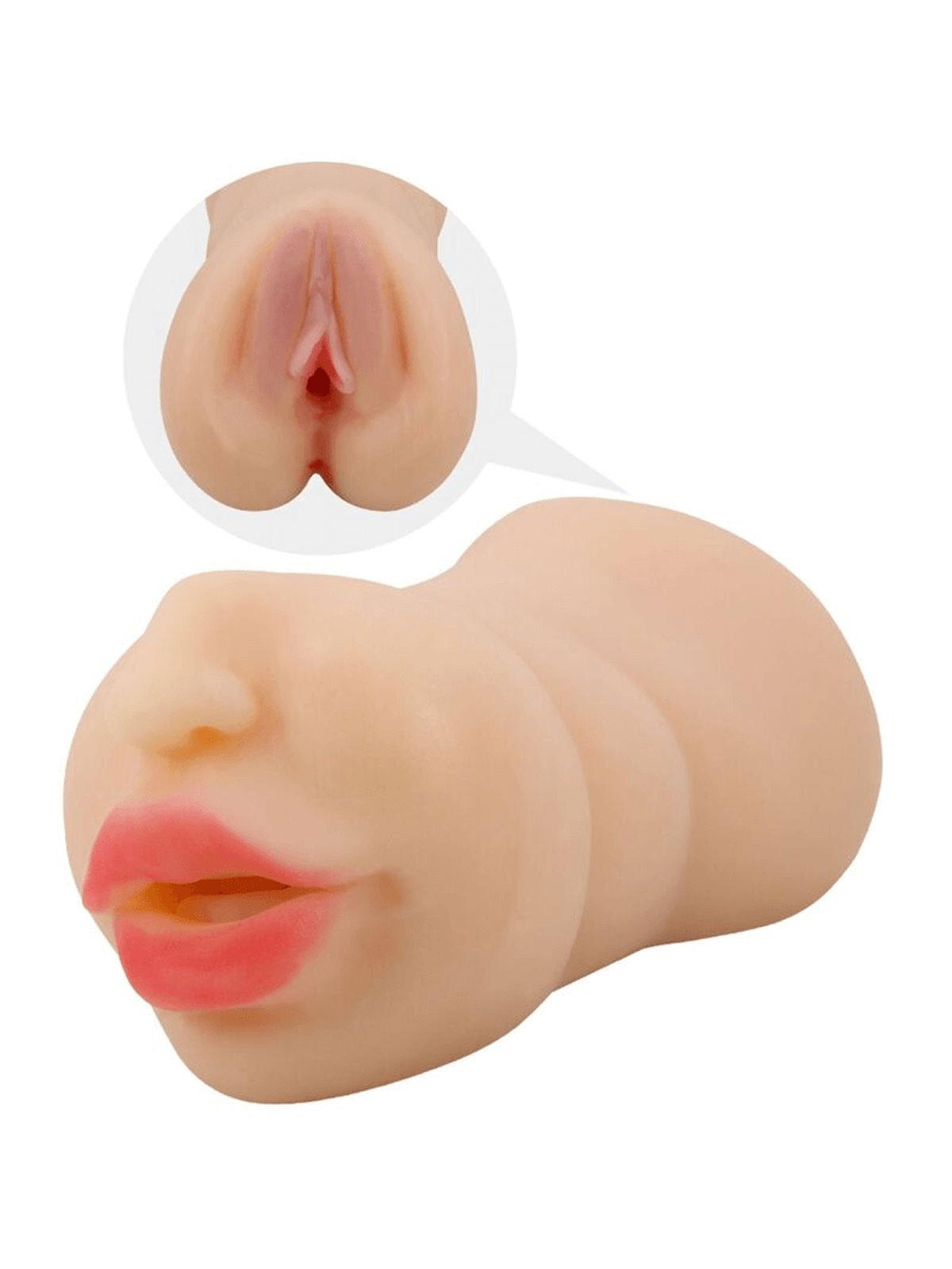 Crazy Bull Zoey - Mastubatore Uomo Realistico Doppia Entrata Bocca e Vagina