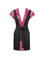 Livco Corsetti Fashion - Kumiko LC 90428 Dressing Gown + Panty Black S/M