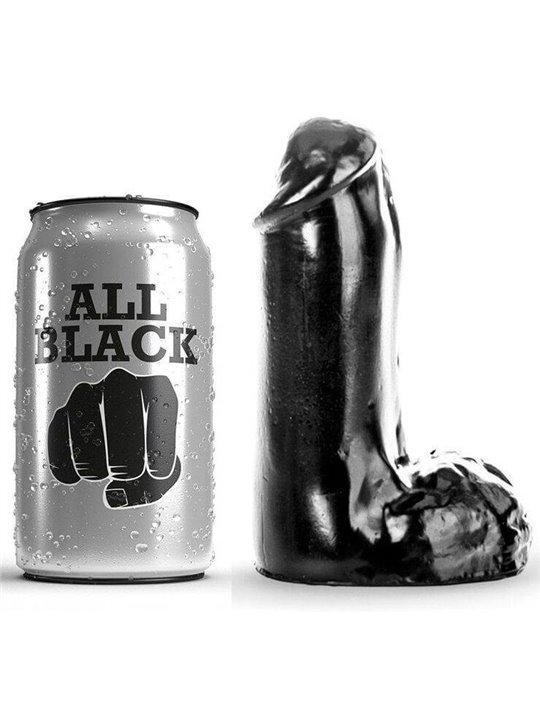 All Black - Dildo Realistic 13 CM