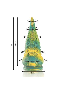 EPIC - CETUS GREEN TENTACLE DILDO SMALL SIZE