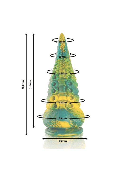 EPIC - CETUS GREEN TENTACLE DILDO SMALL SIZE
