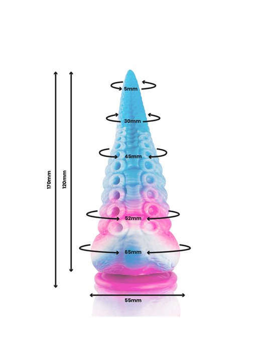 Epic Scylla - Dildo in Silicone Ispirato alla Mitologia Greca - Taglia Piccola