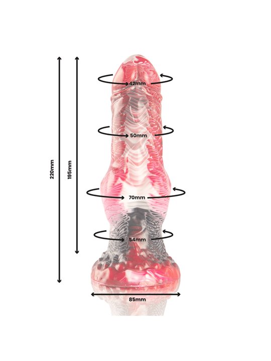 Epic Helios - Dildo in Silicone Ispirato alla Mitologia Greca - 22 CM