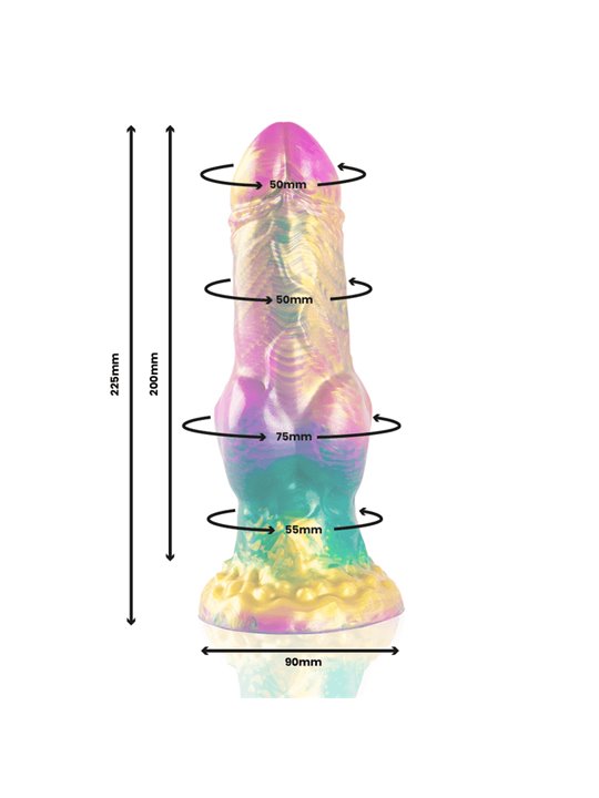 Epic Iris - Dildo in Silicone Ispirato alla Mitologia Greca - 22,5 CM