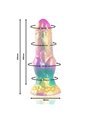 EPIC - IRIS DILDO WITH RAINBOW TESTICLES OF PLEASURE