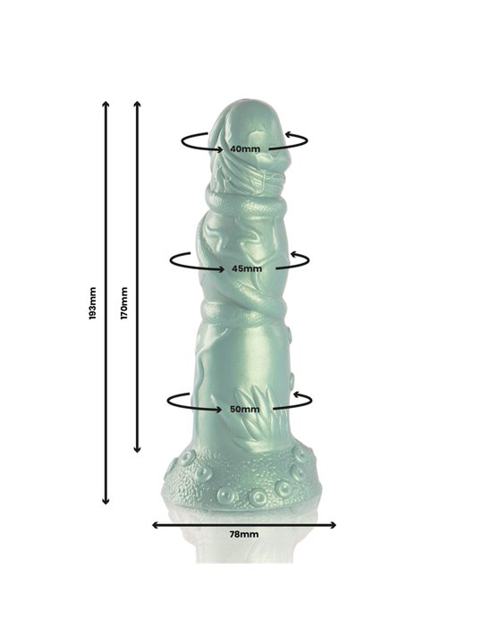 Epic Hades - Dildo in Silicone Ispirato alla Mitologia Greca - 19,3 CM