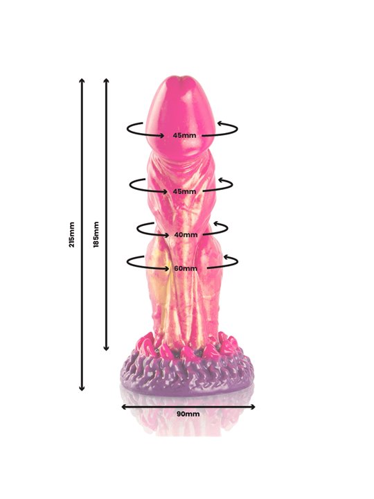 Epic Cerberus - Dildo in Silicone Ispirato alla Mitologia Greca - 21,5 CM