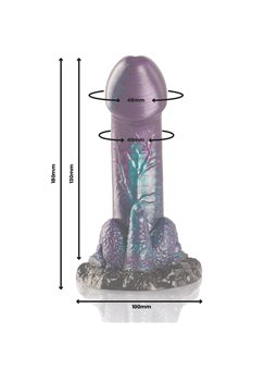 Epic Basilisco - Dildo in Silicone Ispirato alla Mitologia Greca - Taglia Piccola