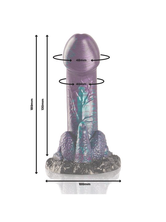 Epic Basilisco - Dildo in Silicone Ispirato alla Mitologia Greca - Taglia Piccola