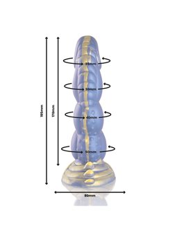 Epic Poseidon - Dildo in Silicone Ispirato alla Mitologia Greca - 22 CM
