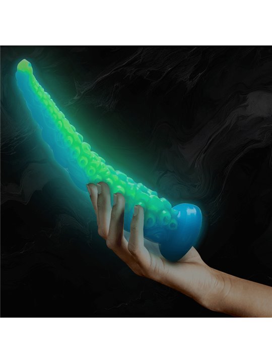 Epic Scylla - Dildo in Silicone Fluorescente Ispirato alla Mitologia Greca - Taglia Grande