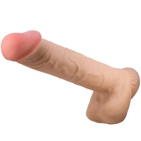 Pretty Love - Pene Realistico con Testicoli e Ventosa - 26 Cm