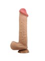 PRETTY LOVE - SLIDING SKIN SERIES REALISTIC DILDO WITH SLIDING SKIN SUCTION CUP FLESH 26 CM