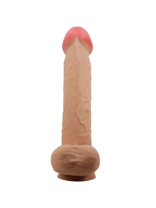 PRETTY LOVE - SLIDING SKIN SERIES REALISTIC DILDO WITH SLIDING SKIN SUCTION CUP FLESH 26 CM