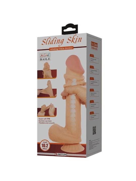 Pretty Love - Pene Realistico con Testicoli e Ventosa - 26 Cm