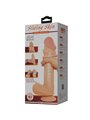 PRETTY LOVE - SLIDING SKIN SERIES REALISTIC DILDO WITH SLIDING SKIN SUCTION CUP FLESH 26 CM