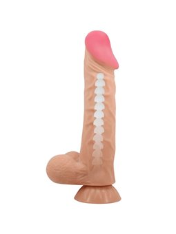 Pretty Love - Pene Realistico con Testicoli e Ventosa - 24 Cm