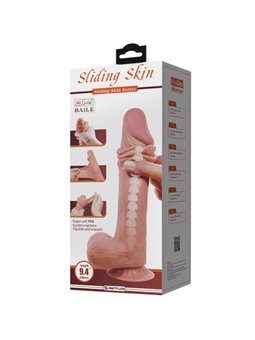 Pretty Love - Pene Realistico con Testicoli e Ventosa - 24 Cm Marrone