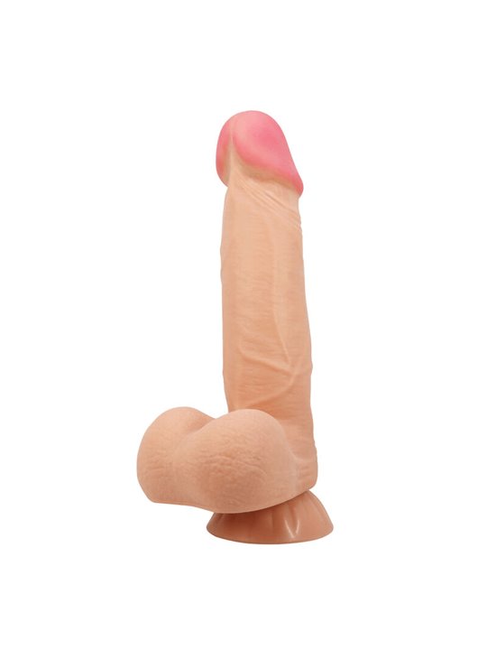 PRETTY LOVE - SLIDING SKIN SERIES REALISTIC DILDO WITH SLIDING SKIN SUCTION CUP 21.8 CM