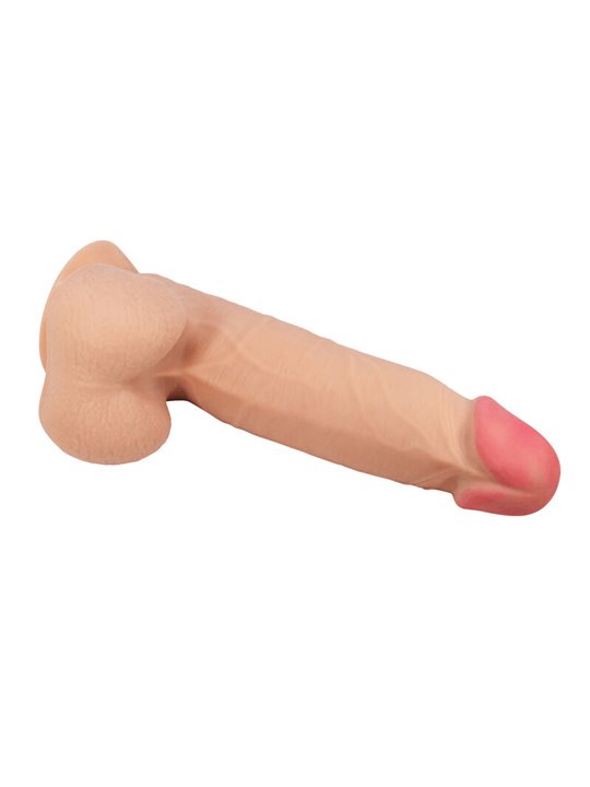 PRETTY LOVE - SLIDING SKIN SERIES REALISTIC DILDO WITH SLIDING SKIN SUCTION CUP 21.8 CM