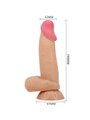 Pretty Love - Pene Realistico con Testicoli e Ventosa - 19,4 Cm