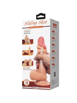 Pretty Love - Pene Realistico con Testicoli e Ventosa - 19,4 Cm