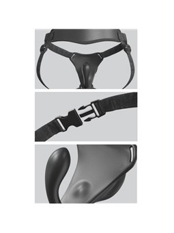 Pipedream - Imbracatura Strap On con Plug Vibrante Body Dock G-Spot Pro Harness