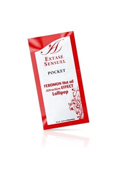 EXTASE SENSUAL - MASSAGE OIL WITH HEAT EFFECT PHEROMONES LOLLIPOP 10 ML