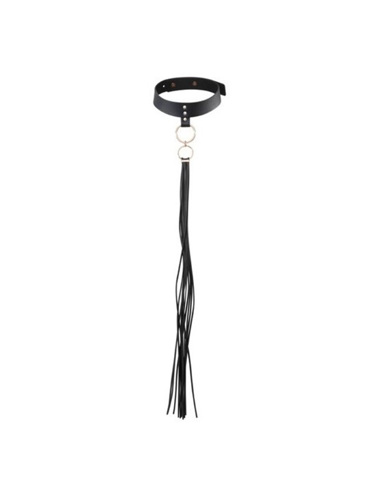 BIJOUX INDISCRETS MAZE - TASSEL CHOKER BLACK