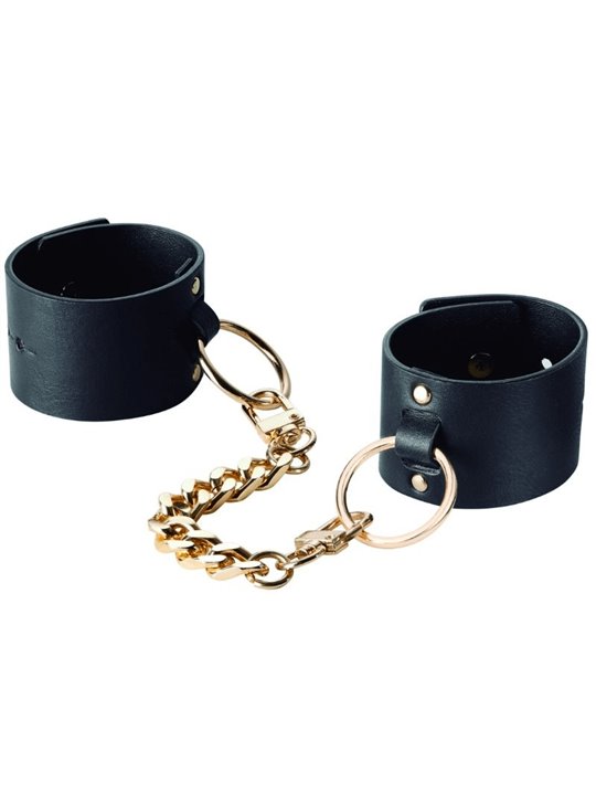 BIJOUX INDISCRETS MAZE - WIDE CUFFS BLACK