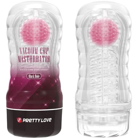 Pretty Love Black Hole - Masturbatore per Uomo in Silicone - Rosa