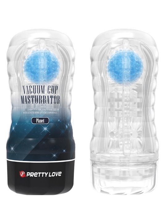 Pretty Love Planet - Masturbatore per Uomo in Silicone - Blu