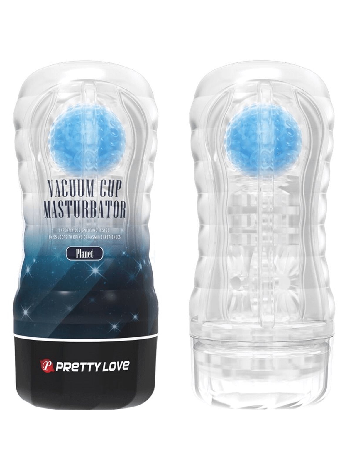 Pretty Love Planet - Masturbatore per Uomo in Silicone - Blu
