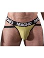 Macho MX25A - Slip Uomo Jockstrap con Fondo Aperto - Taglia XL Giallo