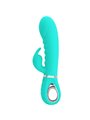 Pretty Love Prescott - Vibratore Rabbit in Silicone con 7 Funzioni - Verde