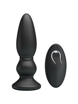 Mr Play - Vibratore Massaggiatore Prostatico con Telecomando - Nero