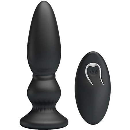 Mr Play - Vibratore Massaggiatore Prostatico con Telecomando - Nero
