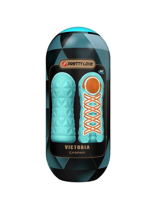 PRETTY LOVE - VICTORIA CASPAR MASTURBATOR AQUA GREEN